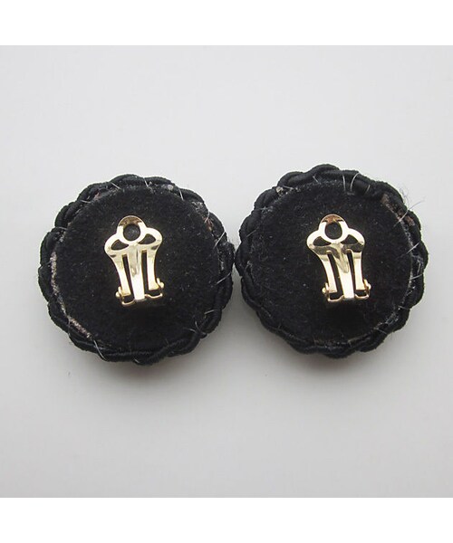 Hime.（ヒメ）の「Hime.フランス製生地くるみボタンイヤリング（イヤリング・レディース・その他）」の11枚目の写真