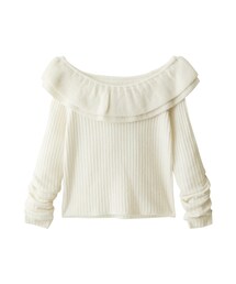 GRL | フリルオフショルニットトップス(ニット/セーター)