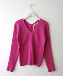 Torrazzo Donna | TORRAZZO DONNA　リブ Vネックニット(ニット/セーター)