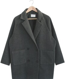 2PER | シンプルダブルボタンハーフコート(P0000EVN)(その他アウター)