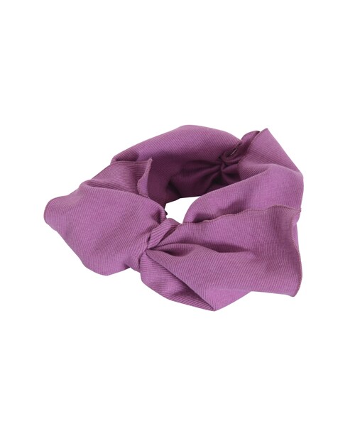 merry jenny（メリージェニー）の「リブリボンヘアバンド（その他・レディース・グレー/ブラック/ピンク/ブルー・F）」の4枚目の写真