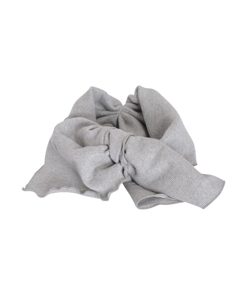 merry jenny（メリージェニー）の「リブリボンヘアバンド（その他・レディース・グレー/ブラック/ピンク/ブルー・F）」の2枚目の写真