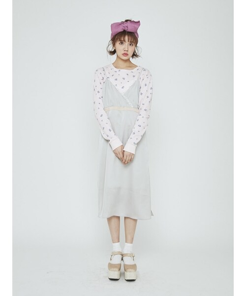 merry jenny（メリージェニー）の「リブリボンヘアバンド（その他・レディース・グレー/ブラック/ピンク/ブルー・F）」の9枚目の写真