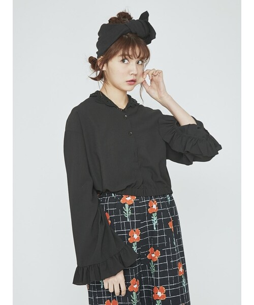 merry jenny（メリージェニー）の「リブリボンヘアバンド（その他・レディース・グレー/ブラック/ピンク/ブルー・F）」の8枚目の写真