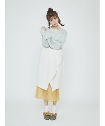【美品】merry jenny スカート チューリップ ピンク merry jenny チューリップジャンスカ（ピンク） -ファッション