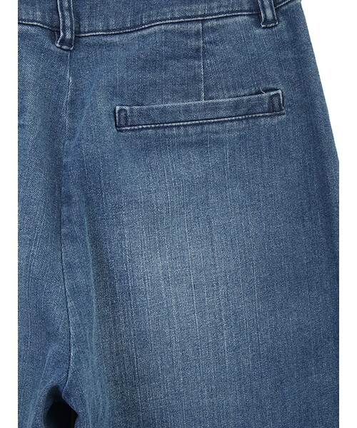 31 Sons de mode（トランテアン　ソン　ドゥ　モード）の「裾配色デニムバギーパンツ（パンツ・レディース・ブルー・36/38）」の6枚目の写真