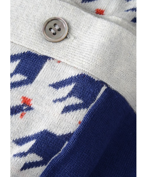 mercibeaucoup,（メルシーボークー）の「メルシーボークー、 / ニワチドリ / カーディガン（トップス・off white 01△/charcoal gray 01△・サイズ,身丈,肩幅,身幅,袖丈,01,70,55,54,58,）」の3枚目の写真