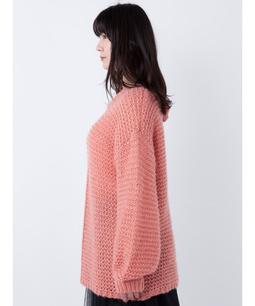 w closet（ダブルクローゼット）の「【S/S】ルーズ×タイト編み後ろ