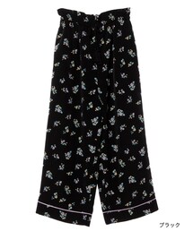 w closet | 【S/S】パイピング入り花柄パンツ(パンツ)