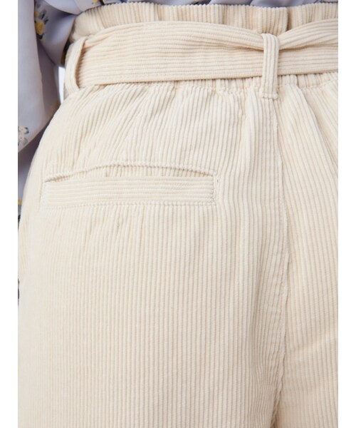w closet（ダブルクローゼット）の「【S/S】ハイウエストベルト付きコーデュロイパンツ（パンツ・レディース・エクリュ/ラベンダー/サックス・FREE）」の9枚目の写真