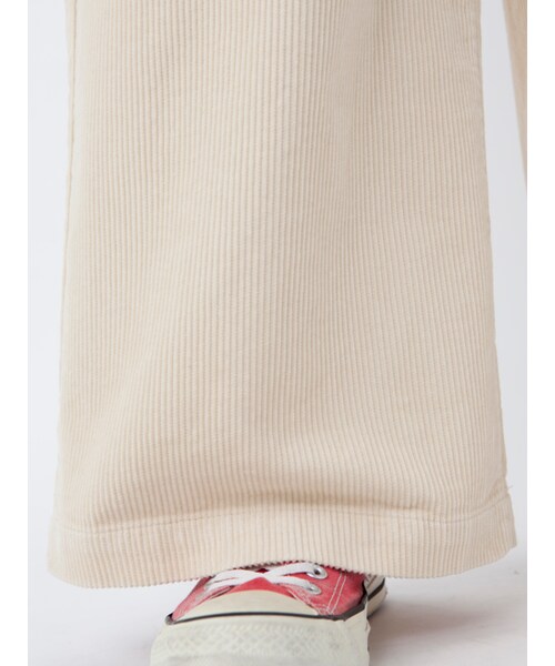 w closet（ダブルクローゼット）の「【S/S】ハイウエストベルト付きコーデュロイパンツ（パンツ・レディース・エクリュ/ラベンダー/サックス・FREE）」の10枚目の写真