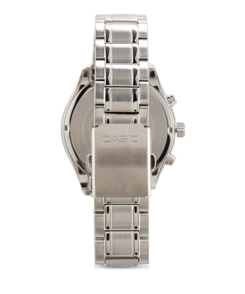 CASIO（カシオ）の「BEM-512D-1AVDF 圓框鍊錶（その他・メンズ・銀色・One Size）」の4枚目の写真