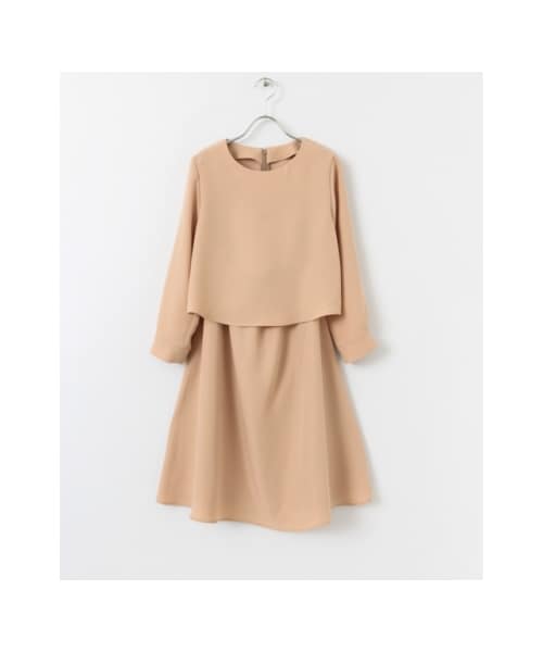 未使用品♡ ROSSO ロッソ バックフレアストレッチブラウス ピンクベージュ 未使用品♡ ROSSO ロッソ バックフレアストレッチブラウス
