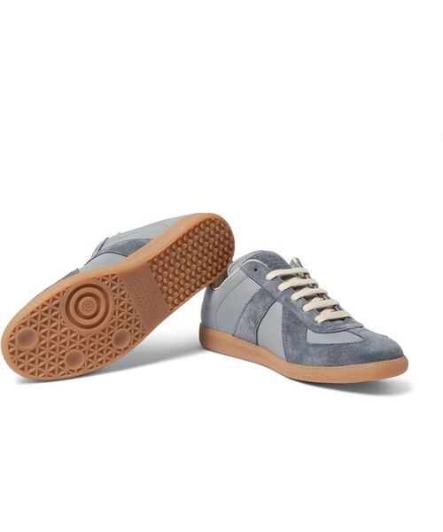 Maison Margiela（メゾンマルジェラ）の「Maison Margiela Replica Suede and Leather Sneakers（スニーカー・メンズ・Gray・EU40/EU41/EU41.5/EU42/EU42.5/EU43/EU43.5/EU44/EU44.5/EU45）」の5枚目の写真