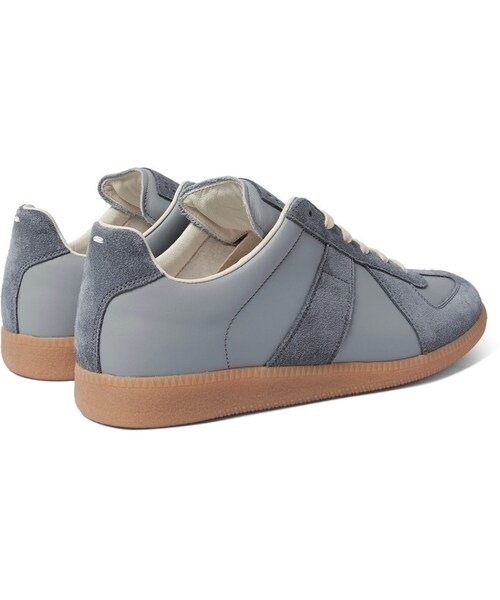 Maison Margiela（メゾンマルジェラ）の「Maison Margiela Replica Suede and Leather Sneakers（スニーカー・メンズ・Gray・EU40/EU41/EU41.5/EU42/EU42.5/EU43/EU43.5/EU44/EU44.5/EU45）」の8枚目の写真