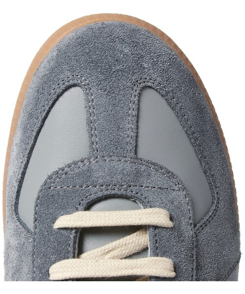 Maison Margiela（メゾンマルジェラ）の「Maison Margiela Replica Suede and Leather Sneakers（スニーカー・メンズ・Gray・EU40/EU41/EU41.5/EU42/EU42.5/EU43/EU43.5/EU44/EU44.5/EU45）」の6枚目の写真