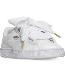 PUMA | Puma Women's Basket Heart Patent Casual Sneakers from Finish Line(スニーカー)