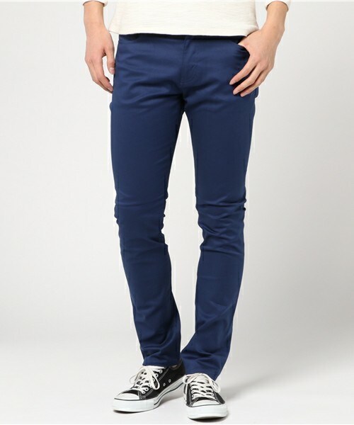 UNION STATION（ユニオンステーション）の「ナチュラルストレッチパンツ（チノパンツ・メンズ・オフホワイト/グレー/ブルー/ネイビー・S/M/L/LL）」の4枚目の写真