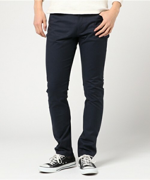 UNION STATION（ユニオンステーション）の「ナチュラルストレッチパンツ（チノパンツ・メンズ・オフホワイト/グレー/ブルー/ネイビー・S/M/L/LL）」の3枚目の写真