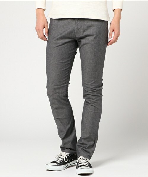 UNION STATION（ユニオンステーション）の「ナチュラルストレッチパンツ（チノパンツ・メンズ・オフホワイト/グレー/ブルー/ネイビー・S/M/L/LL）」の2枚目の写真