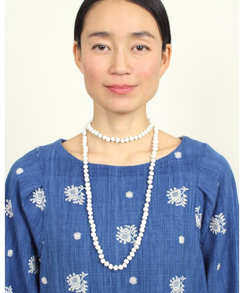 45rシルクロングネックレス 45R（フォーティファイブアール）の「シルクシャンタンロング