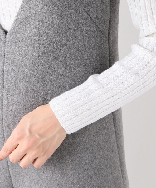 SLOBE IENA（スローブイエナ）の「《追加》ダブルフェイスオールインワン×ニットセットアップ◆（パンツ・グレーA/S36/在庫なし/T38/残り1点）」の11枚目の写真
