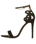 Topshop | Topshop Mindy two-part swirly heels(Sandals)