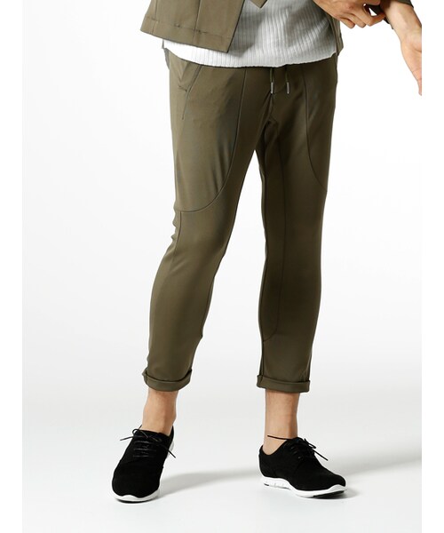 Luv maison（ラブメゾン）の「リラックス3D9分丈パンツ（パンツ・メンズ・ブラック/カーキ・M/L）」の12枚目の写真