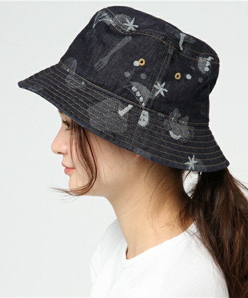 FRAPBOIS（フラボア）の「サラダJQハット（ハット・レディース・ネイビー・FREE）」の2枚目の写真