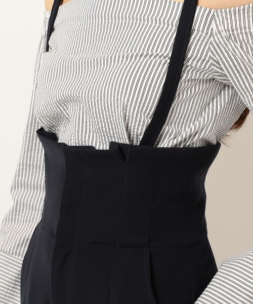 ※セール※NINE サスペンダー付ハイウエストパンツ NINE（ナイン）の「サスペンダー付ハイウエストパンツ（）」 - WEAR