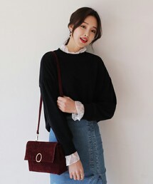 DHOLIC | レーストリミングプルオーバー(スウェット)