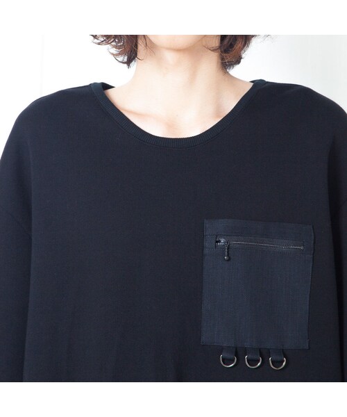 NICK NEEDLES（ニックニードルズ）の「NICK NEEDLES  /  POKE SWEAT / BLACK（スウェット・その他）」の4枚目の写真