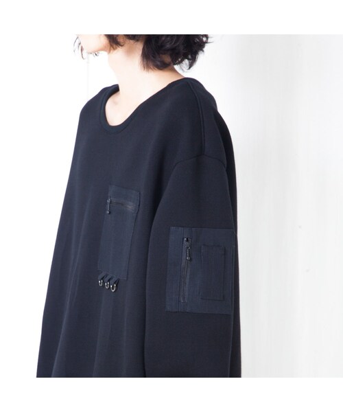 NICK NEEDLES（ニックニードルズ）の「NICK NEEDLES  /  POKE SWEAT / BLACK（スウェット・その他）」の5枚目の写真