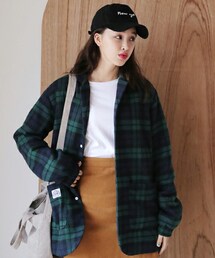 DHOLIC | パッチポイントチェックジャケット(その他アウター)