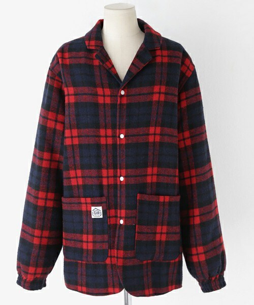 DHOLIC（ディーホリック）の「パッチポイントチェックジャケット（その他アウター・レディース・S/M）」の2枚目の写真