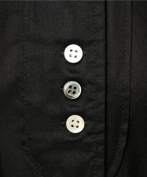 FRAPBOIS（フラボア）の「ビエラックス（シャツワンピース・レディース・ブラック/グレー/ベージュ・0/1）」の11枚目の写真