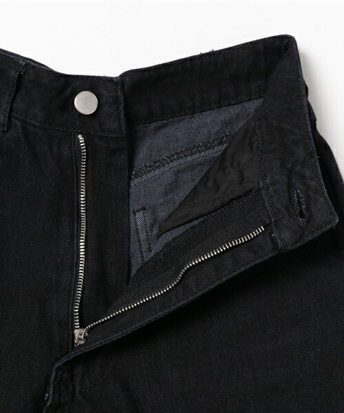 archives（アルシーヴ）の「フリンジデニムワイドパンツ（デニムパンツ・レディース・ブラック/ブルー/ネイビー/ロイヤルブルー・SMALL/MEDIUM）」の13枚目の写真