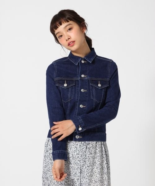 LOWRYS FARM（ローリーズファーム）の「ＣＯＮＥＧジャン（ジャケット/アウター・ライトデニム/USED85/ブルーデニム）」の7枚目の写真