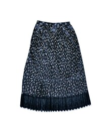 flower | lace mix pleats skirt ～ﾚｰｽﾐｯｸｽﾌﾟﾘｰﾂｽｶｰﾄ(スカート)