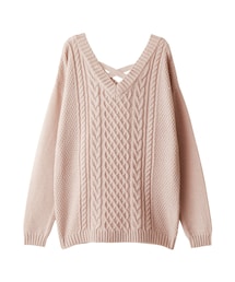 GRL | フロントクロスニットチュニック(ニット/セーター)