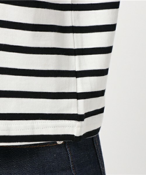 archives（アルシーヴ）の「バスクボーダープルオーバー（Tシャツ/カットソー・レディース・ブラック/ネイビー/その他・MEDIUM）」の9枚目の写真