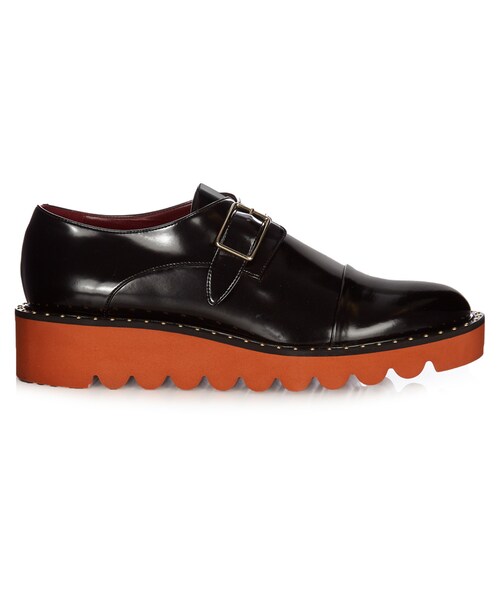 STELLA MCCARTNEY Odette faux-leather monk-strap shoes