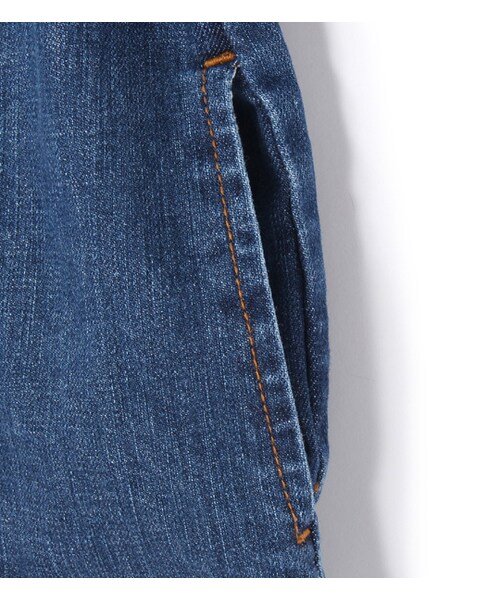 laboratory work（ラボラトリーワーク）の「ストレッチデニムノーカラーGジャン（ジャケット/アウター・レディース・ブルー/ネイビー・M）」の9枚目の写真