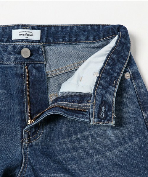 archives（アルシーヴ）の「ダメージテーパードパンツ（デニムパンツ・レディース・ブルー/ロイヤルブルー・SMALL/MEDIUM）」の10枚目の写真