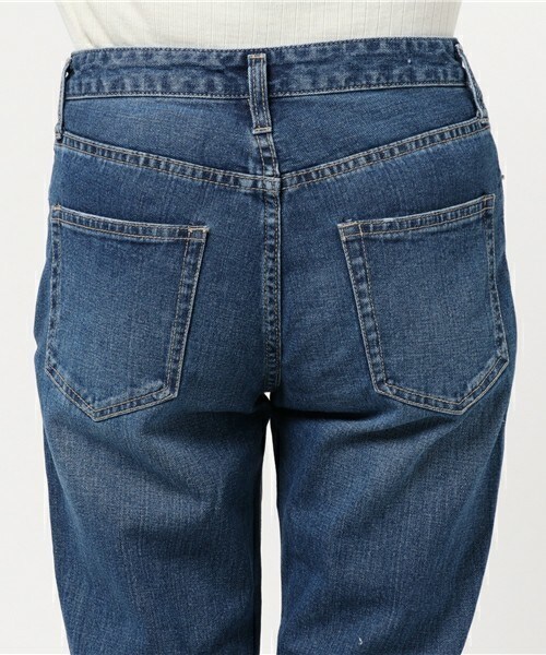 archives（アルシーヴ）の「ダメージテーパードパンツ（デニムパンツ・レディース・ブルー/ロイヤルブルー・SMALL/MEDIUM）」の7枚目の写真