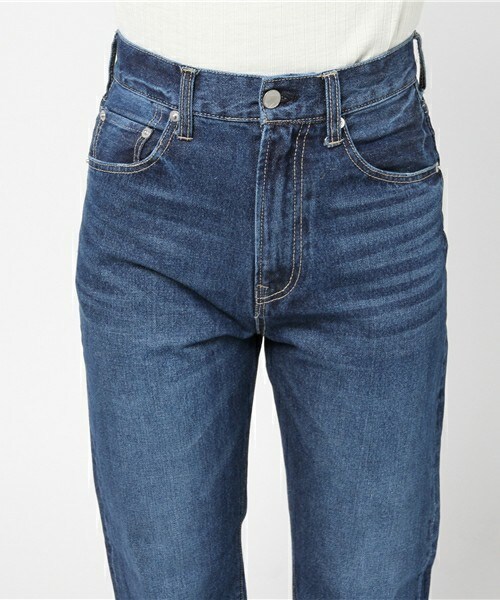 archives（アルシーヴ）の「ストレートデニムパンツ（デニムパンツ・レディース・ネイビー/ロイヤルブルー・SMALL/MEDIUM）」の6枚目の写真