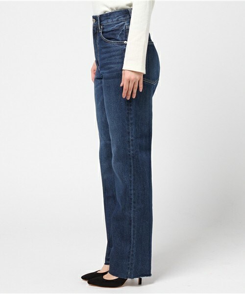 archives（アルシーヴ）の「ストレートデニムパンツ（デニムパンツ・レディース・ネイビー/ロイヤルブルー・SMALL/MEDIUM）」の4枚目の写真