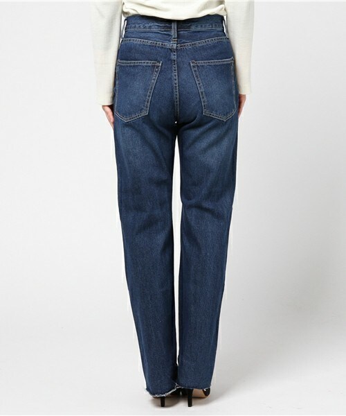 archives（アルシーヴ）の「ストレートデニムパンツ（デニムパンツ・レディース・ネイビー/ロイヤルブルー・SMALL/MEDIUM）」の5枚目の写真