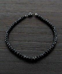 LION HEART | LH-1 BEADS-04B035MIR57M-ブラックスピネルブレスレット/Mサイズ(ブレスレット)