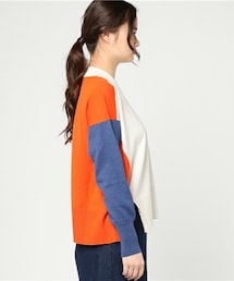 MM6 Maison Margiela オレンジ穴あきニット メゾンマルジェラ MM6 Maison Margiela Cotton sweater | Men's Clothing | Vitkac